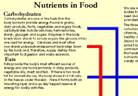 Food Nutrients