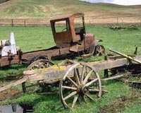 Abandoned truck